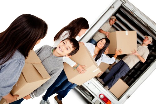 Man and van service helping with a residential move in Plumstead