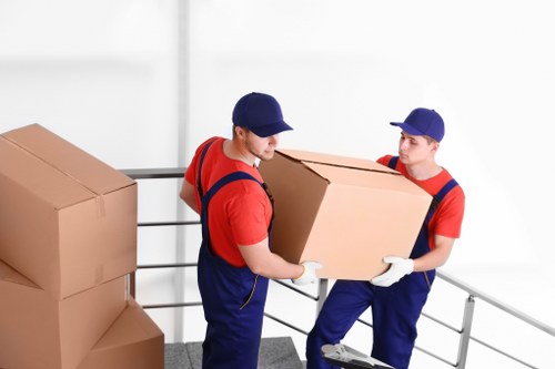 House movers preparing a local move in Plumstead