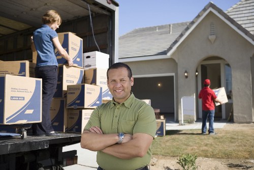 Packing and preparation for a removals van move
