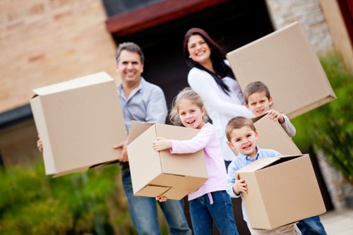 Packing and organising office items for a commercial move in Plumstead