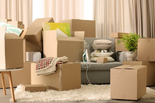Packing and loading household items for a Plumstead move