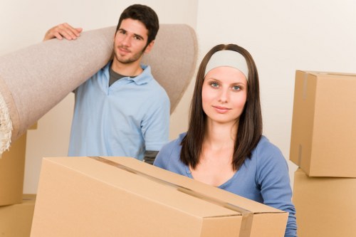Van loaded with furniture for local delivery and removals in Plumstead